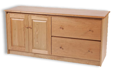 Shaker Cherry Credenza w/2 Drawer, 2 Raised panel Doors
