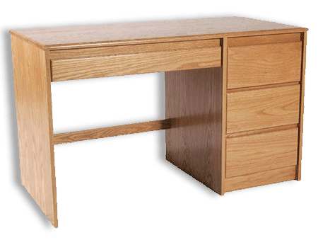 Oak Single Pedestal Desk