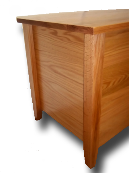 Custom Blanket Chest with Arched Bottom
