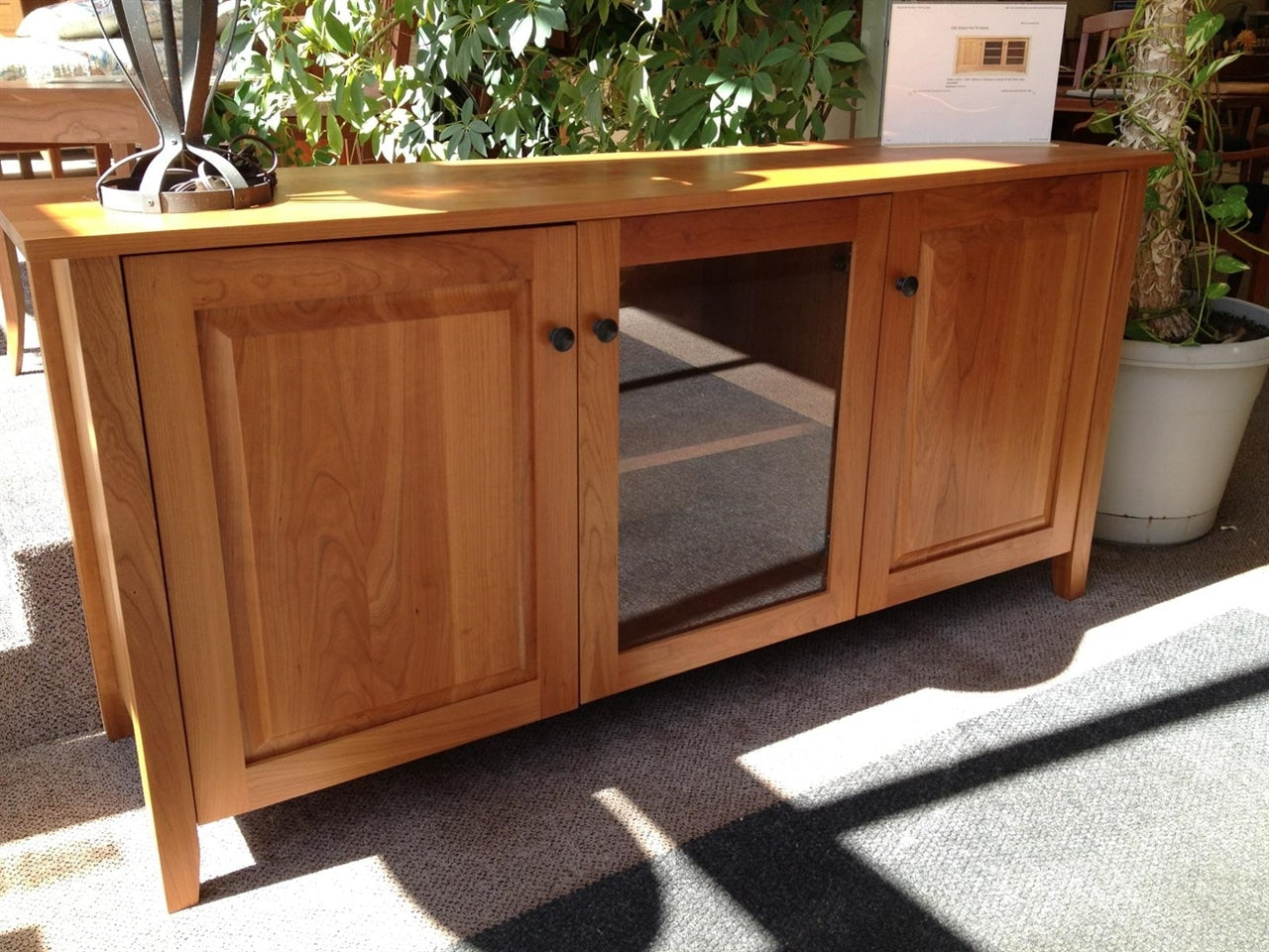 Cherry Shaker Entertainment Cabinet