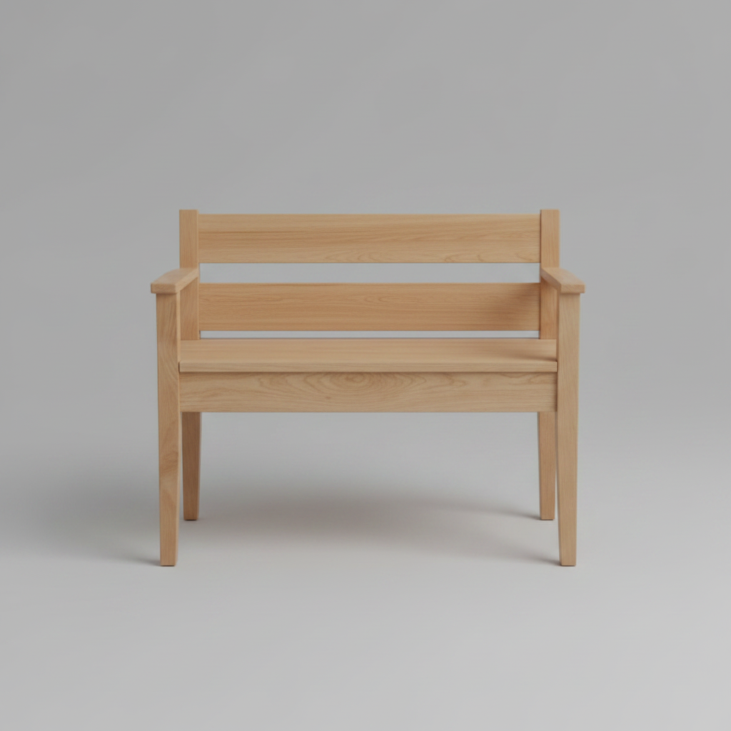 Shaker Benches with Arms