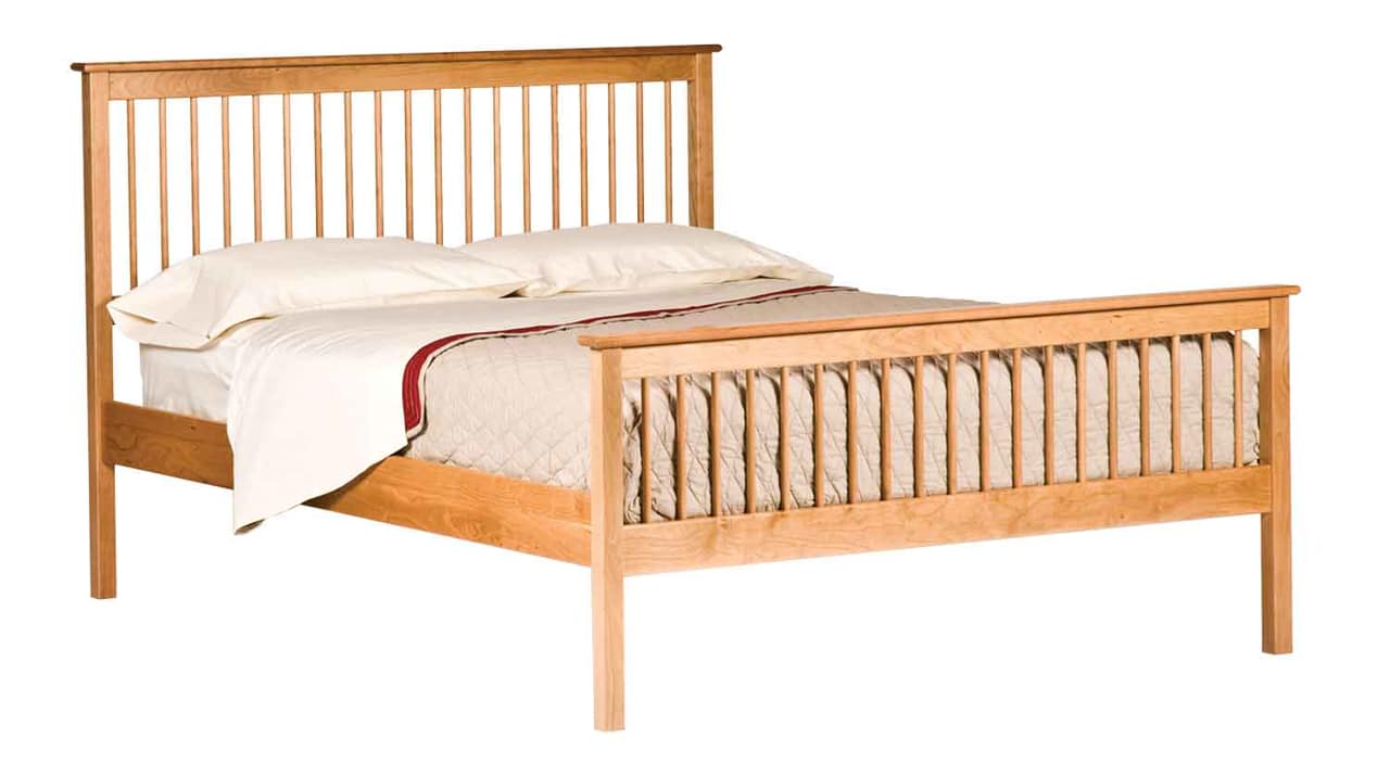 Shaker Spindle bed