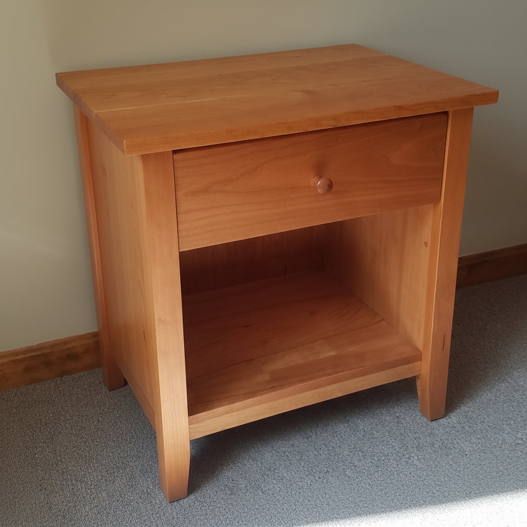 Shaker Post Cherry Large Nightstand