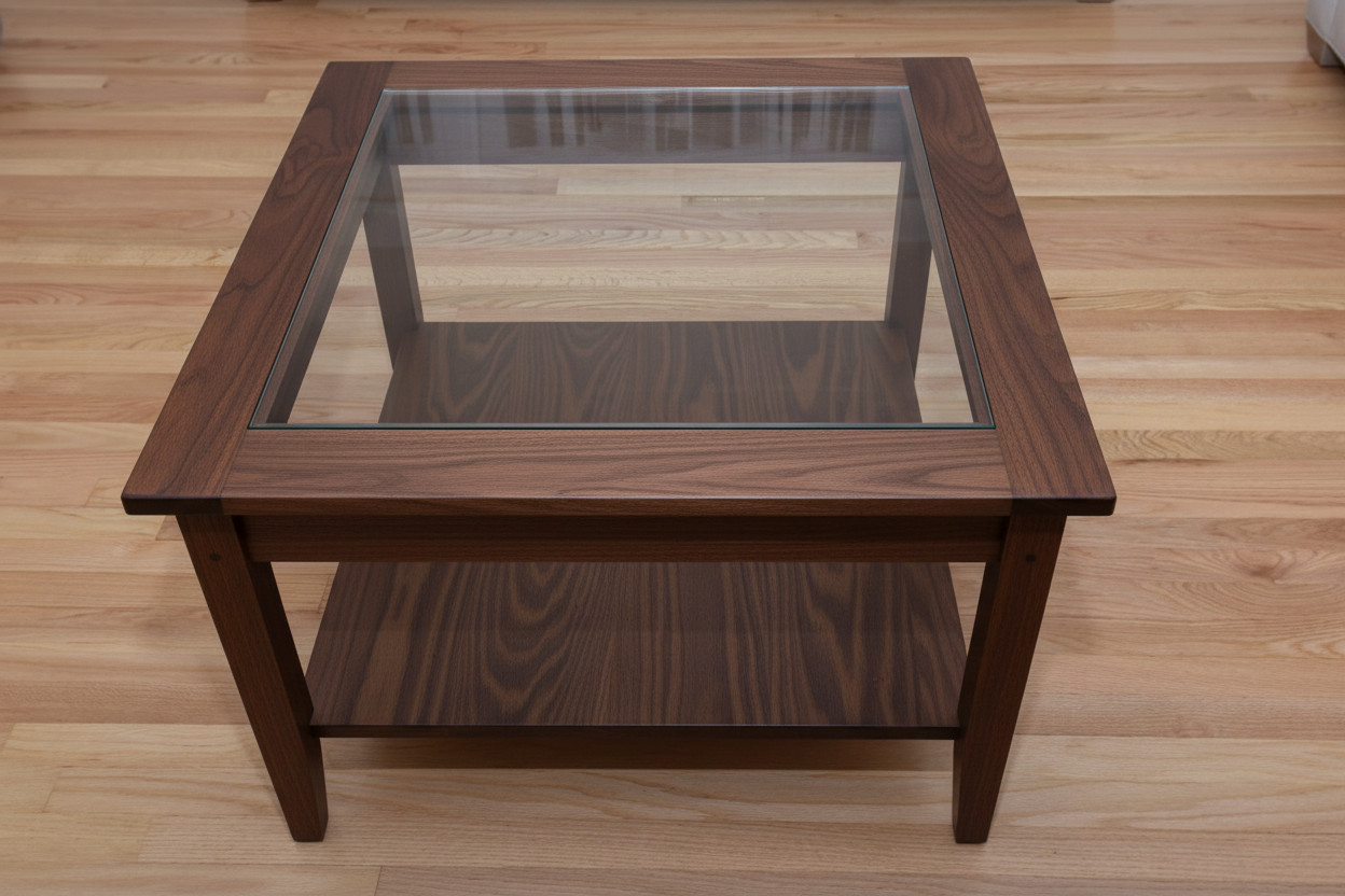 Shaker Coffee Table with the glass tops