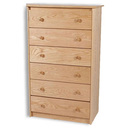 Shaker Oak 6 Drawer Chest