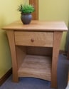 Shaker Large Night Stand w/one Drawer and Raised Panel door under