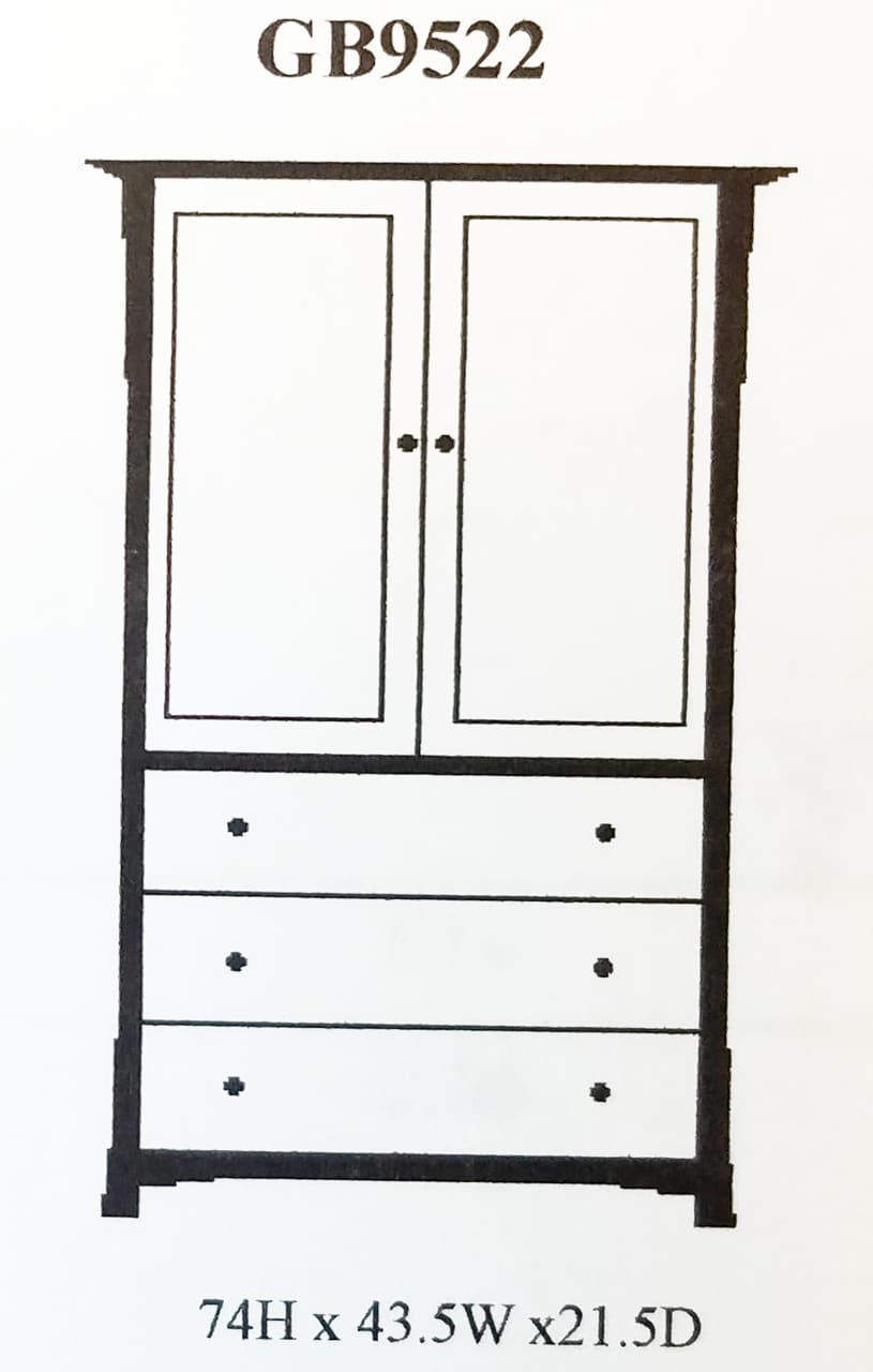 GB9522 Granby Tall Armoire