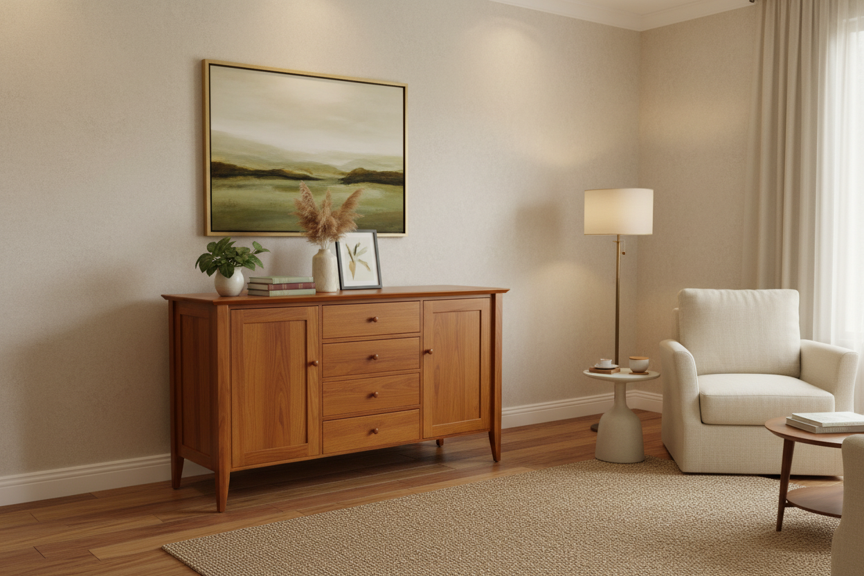 Four Drawer Shaker Buffet