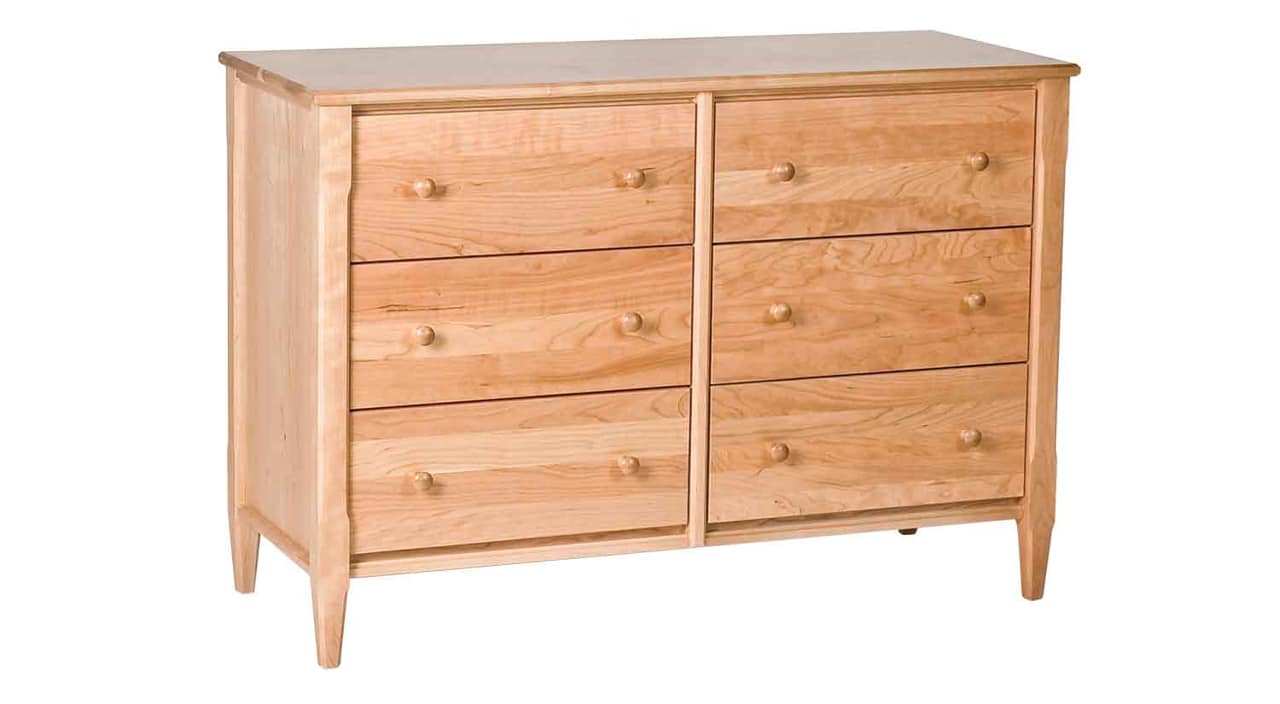 Shaker Small 6 Drawer Dresser