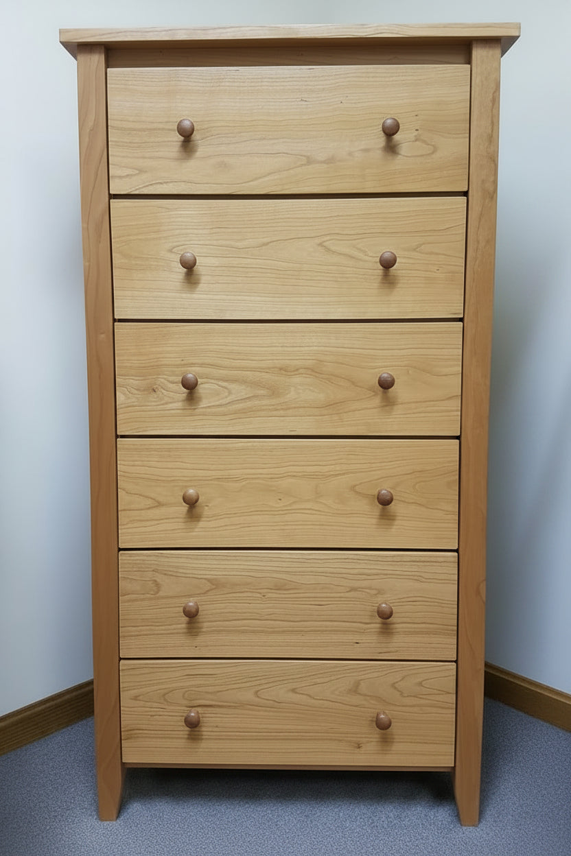 Shaker Post Six Drawer Sweater Chest (Shp9600-28)