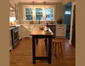 Custom Island w/ Reclaimed Pine Boards