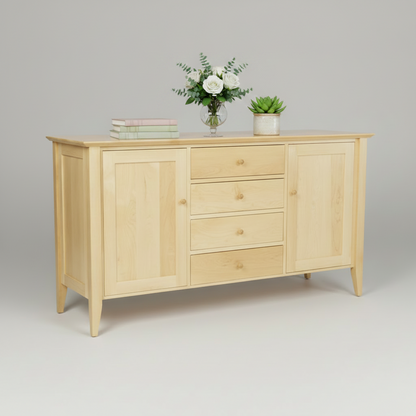 Four Drawer Shaker Buffet