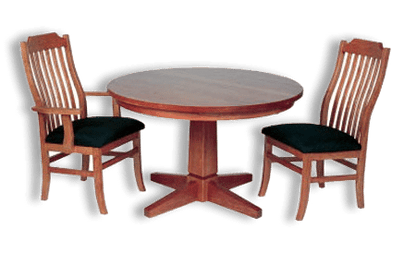 Peacham  Round Table Solid Top
