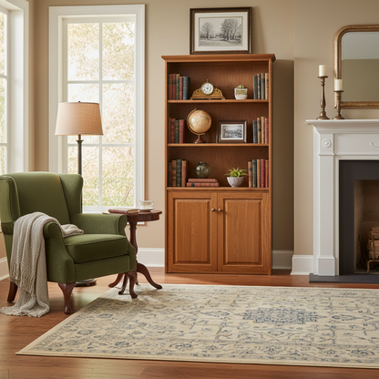 Shaker Bookcase with Doors