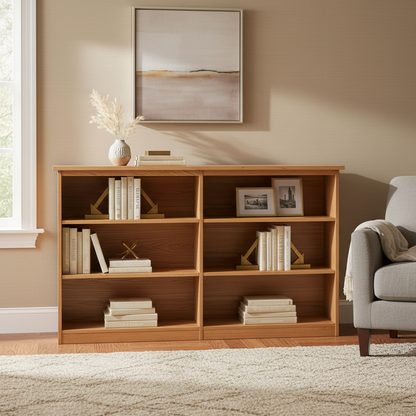 Shaker Cherry 60" Bookcase