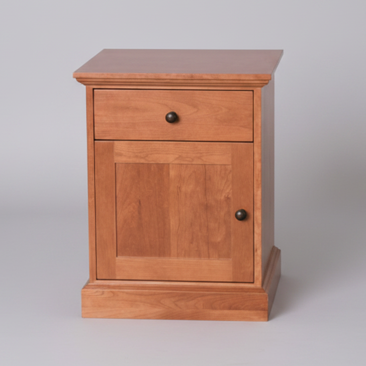 Vermont Traditions Nightstand with one drawer and Door