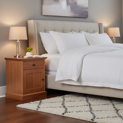 Vermont Traditions Nightstand with one drawer and Door