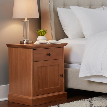 Vermont Traditions Nightstand with one drawer and Door
