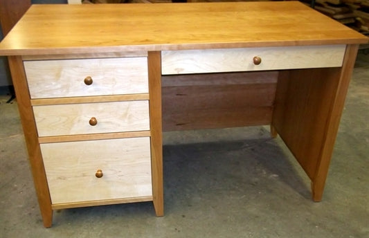 Custom Cherry and Maple Desk