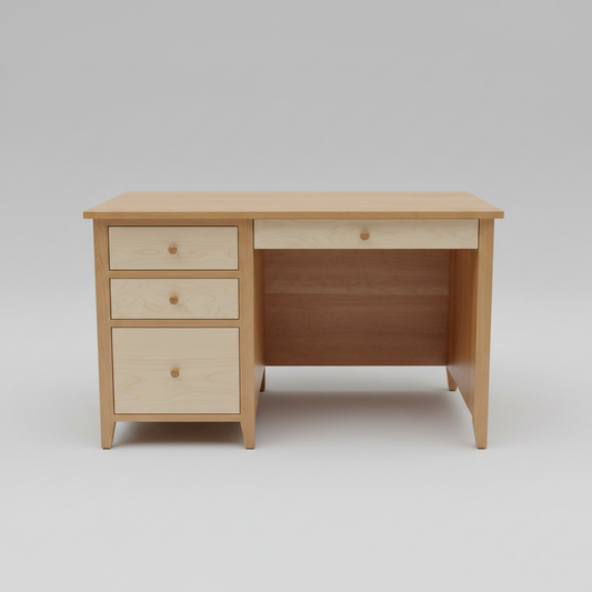 Custom Cherry and Maple Desk