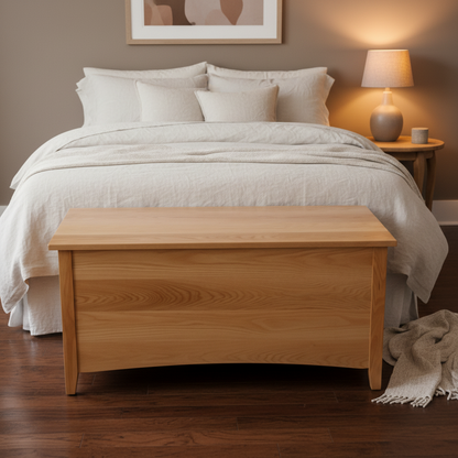 Custom Blanket Chest with Arched Bottom