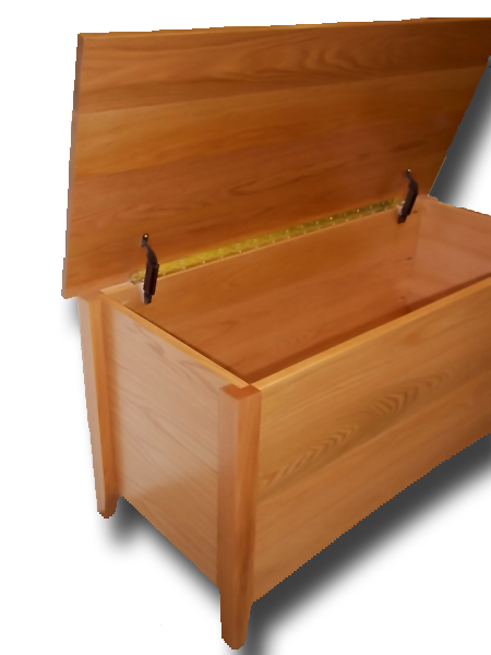 Custom Blanket Chest with Arched Bottom