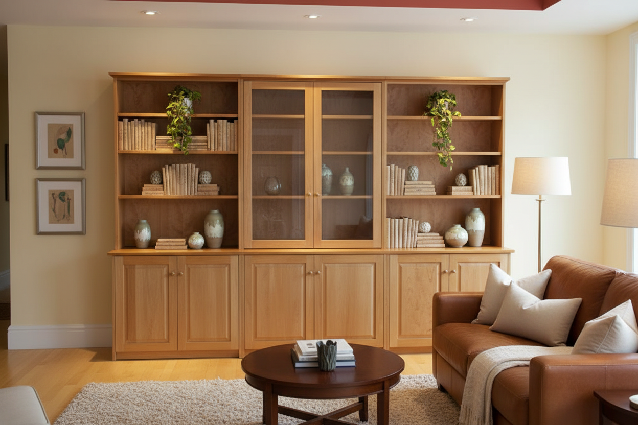 Shaker Cherry Wall Unit