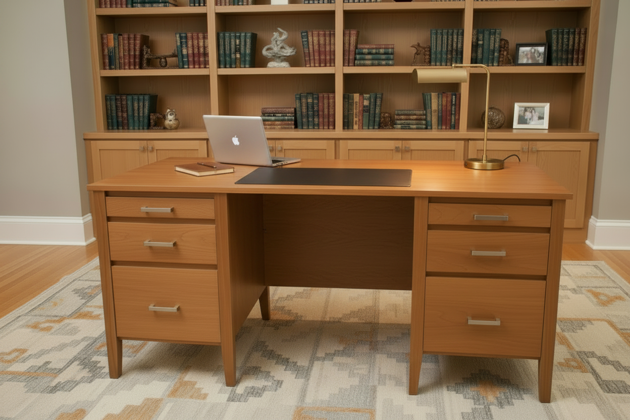Executive Desk in Cherry Wood