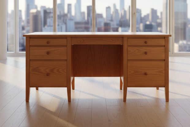 Executive Desk in Cherry Wood