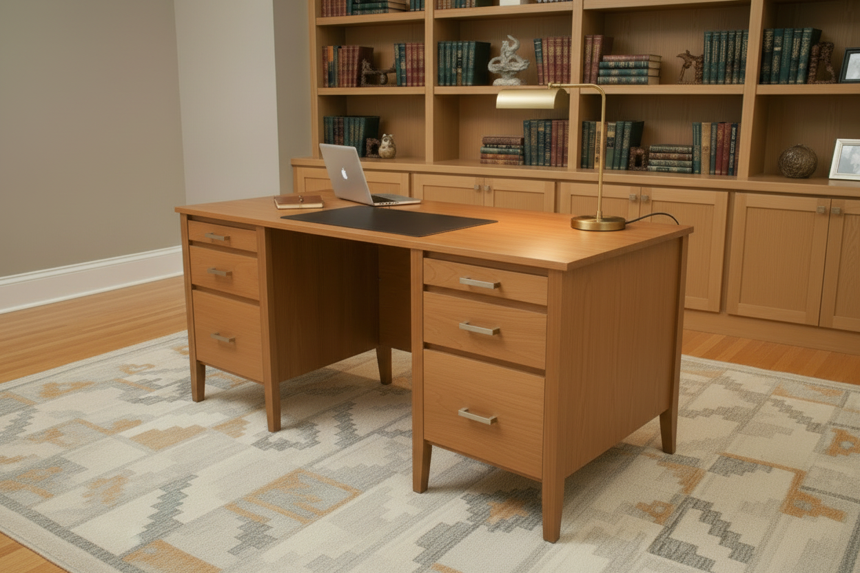 Executive Desk in Cherry Wood