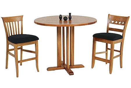 Solid Cherry Round 36" Counter Table