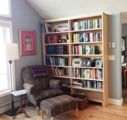 Custom Solid Maple Wall Shelving