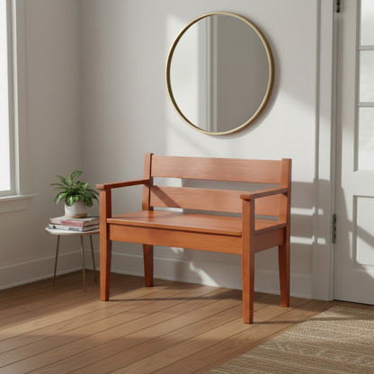 Shaker Benches with Arms
