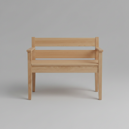 Shaker Benches with Arms