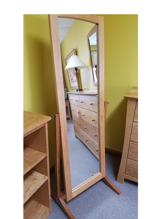 Cheval Swivel Mirror (Shown in Solid Cherry)