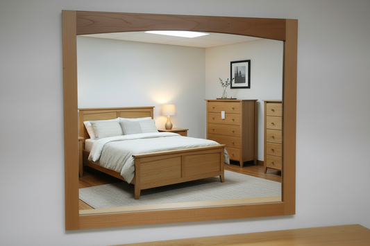 Shaker Mirror (Shown in Cherry)