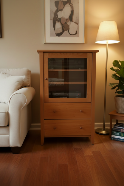 Shaker Stereo Cabinet