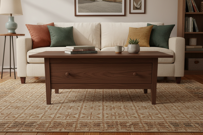 Shaker Coffee Table with Large Drawer