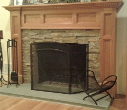 Fireplace Mantel with Dentil Mouldings