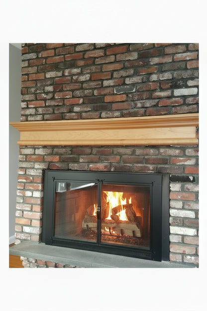 Fireplace Mantel with Large Crown
