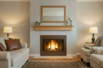 Fireplace Mantel with Large Crown