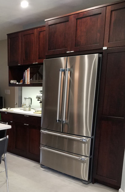 Custom Kitchen Cabinets with top Glass doors