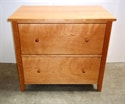 Shaker Cherry 2 Drawer Lateral File Cab