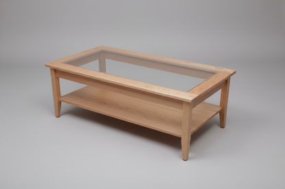 Shaker Coffee Table with the glass tops