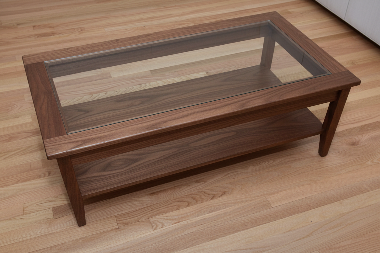 Shaker Coffee Table with the glass tops