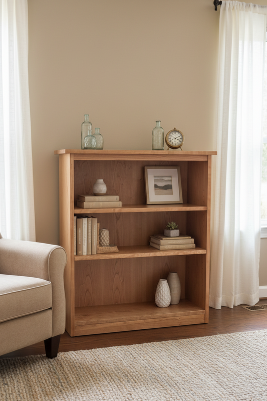 Shaker Cherry 32" Bookcase