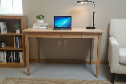 Shaker Tapered leg desk crafted in Solid Hardwoods