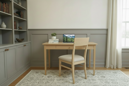Shaker Tapered leg desk crafted in Solid Hardwoods