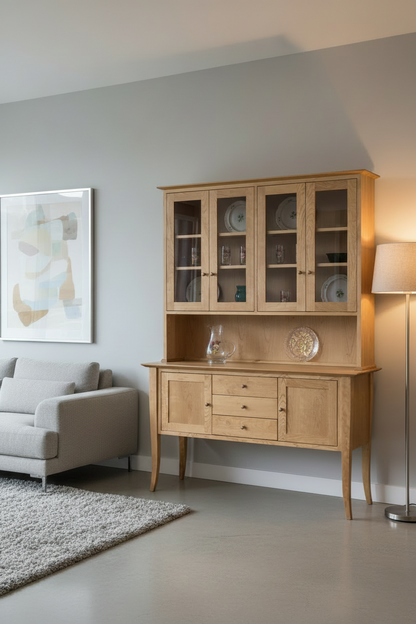 Flare Leg Buffet and Hutch