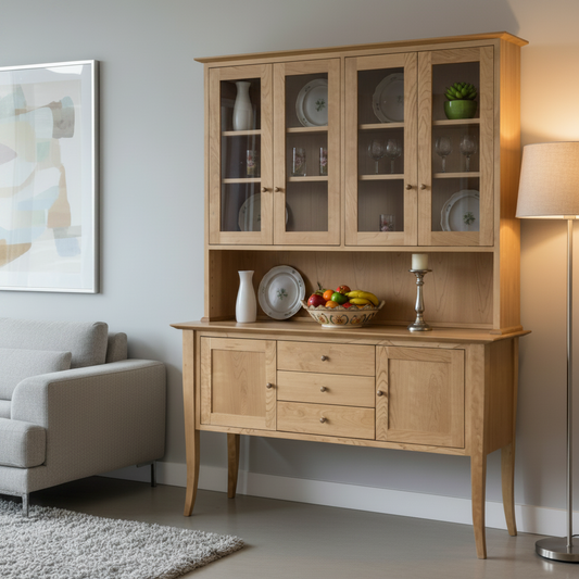 Flare Leg Buffet and Hutch